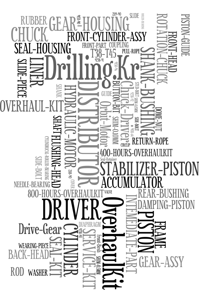 Drifter Spare Parts for Sandvik, Tamrock, Furukawa, Ingersoll Rand, Junjin, Soosan, Atlas, etc